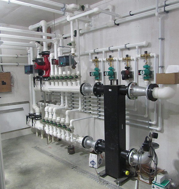 Aquatechnik equipment room